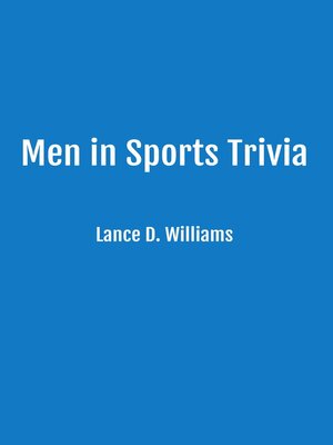 cover image of Men in Sports Trivia